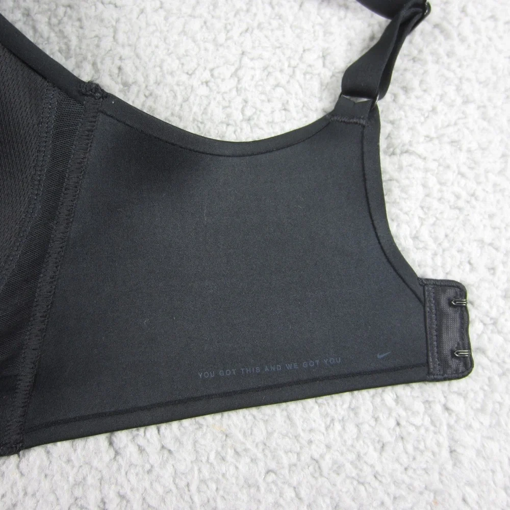Nike DRI-FIT Sport Bra womens XS Black Stretchy Comfy Gym Yoga Run Comfy - Picture 12 of 16